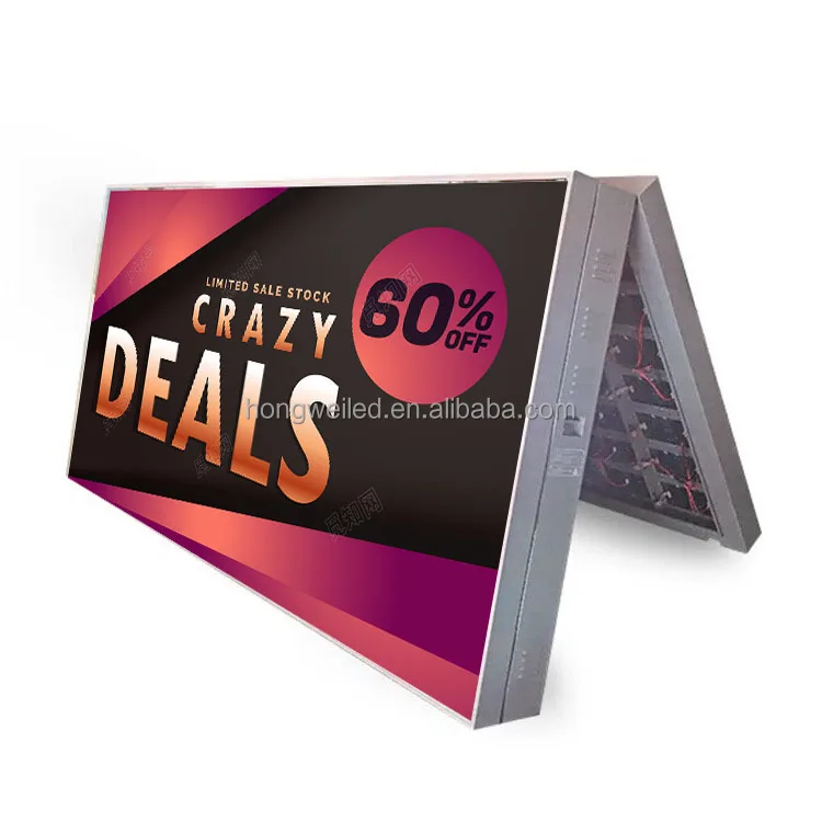 Wholesale Outdoor Double Faces Easily Maintain LED Digital Sign Board Full Color LED Video Display Billboard outdoor advertising