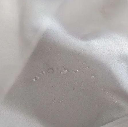 
100% Polyester Plain Dyed Solid taffeta Fabric with PE film For Disposable civil protective clothes 