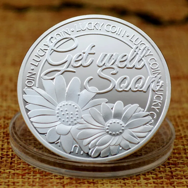 Get Well Soon Luck Coin, I am here for you  Lucky Coins