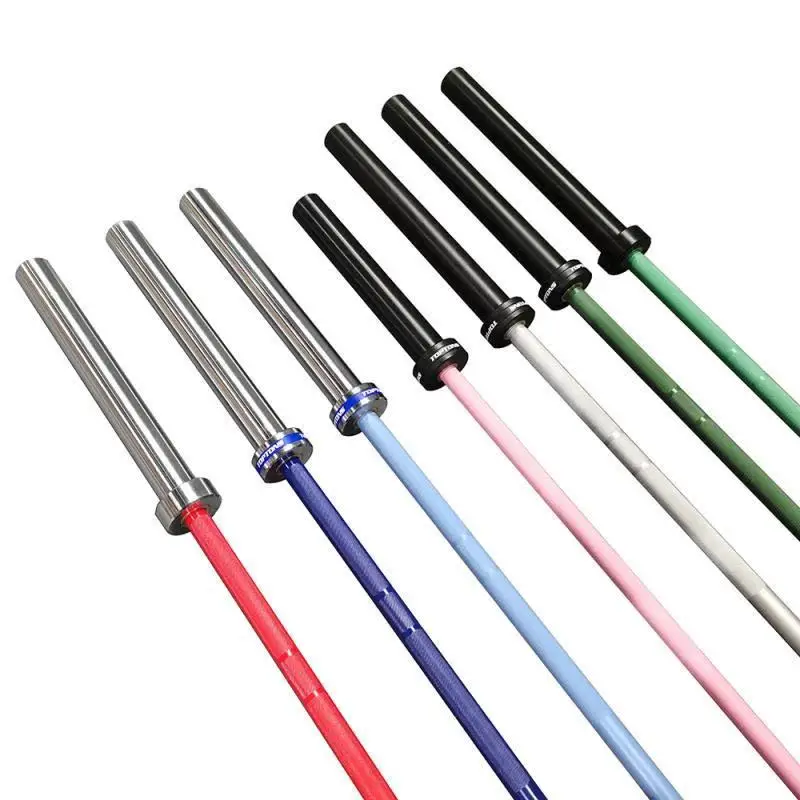 High Quality Fitness Training  2.2m Electroplated Barbell Bar 20kg 700LBs Capacity Barbell Weight Lifting Bar