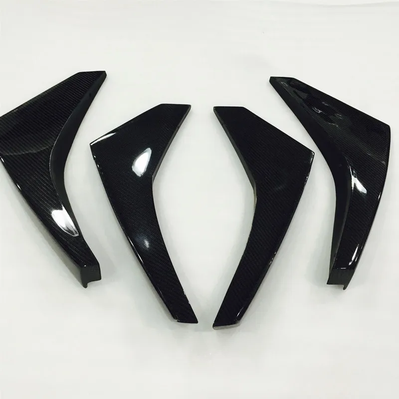 For 2008-2011 R35 GTR CBA password JDM style carbon fiber front bumper canards