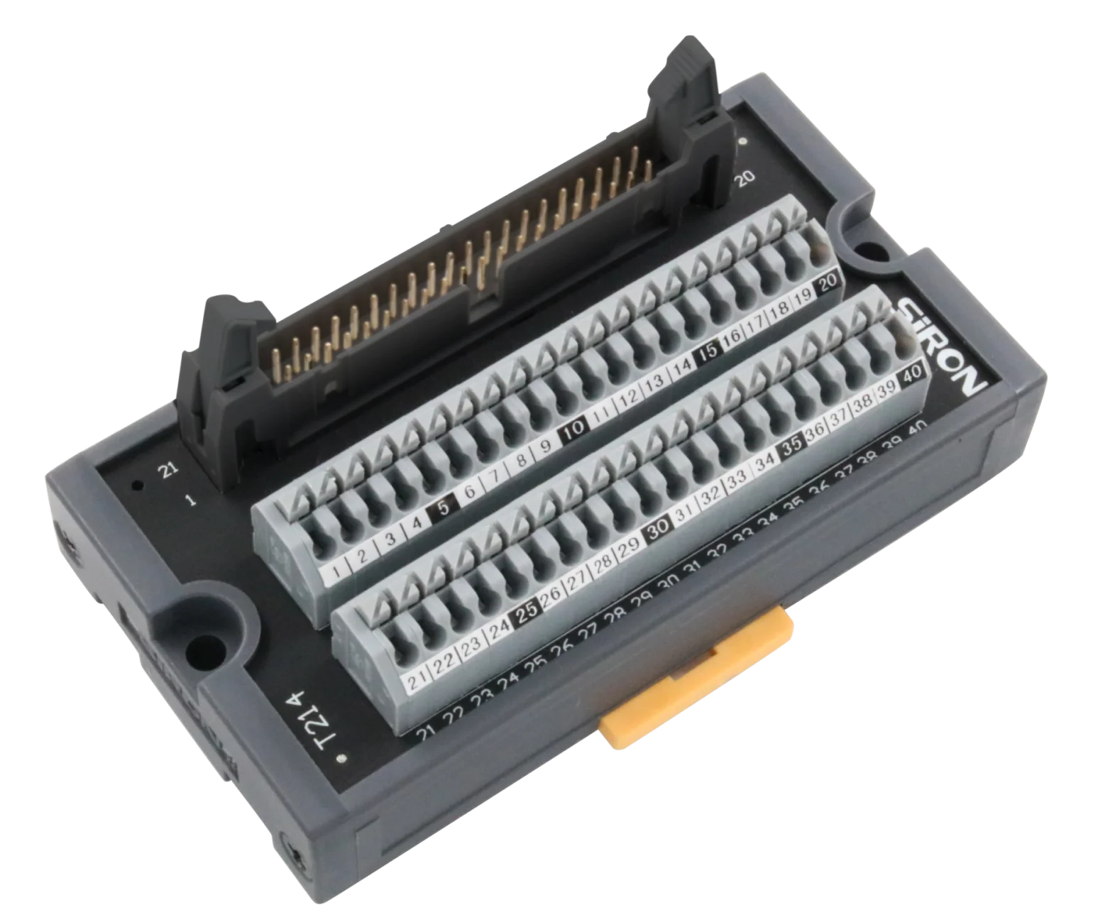 SiRON T214 MIL plug connect 40 pin new type metal demo terminal block connector