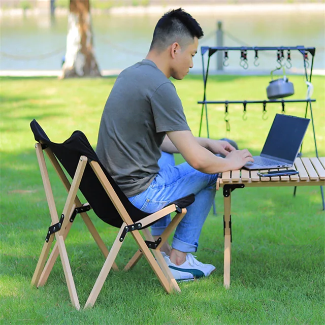 Hight Quality Customizable Furnitures Easy Picnic Living Room Beige Modern Comfortable Aluminium Folding Beach Chair Outdoor