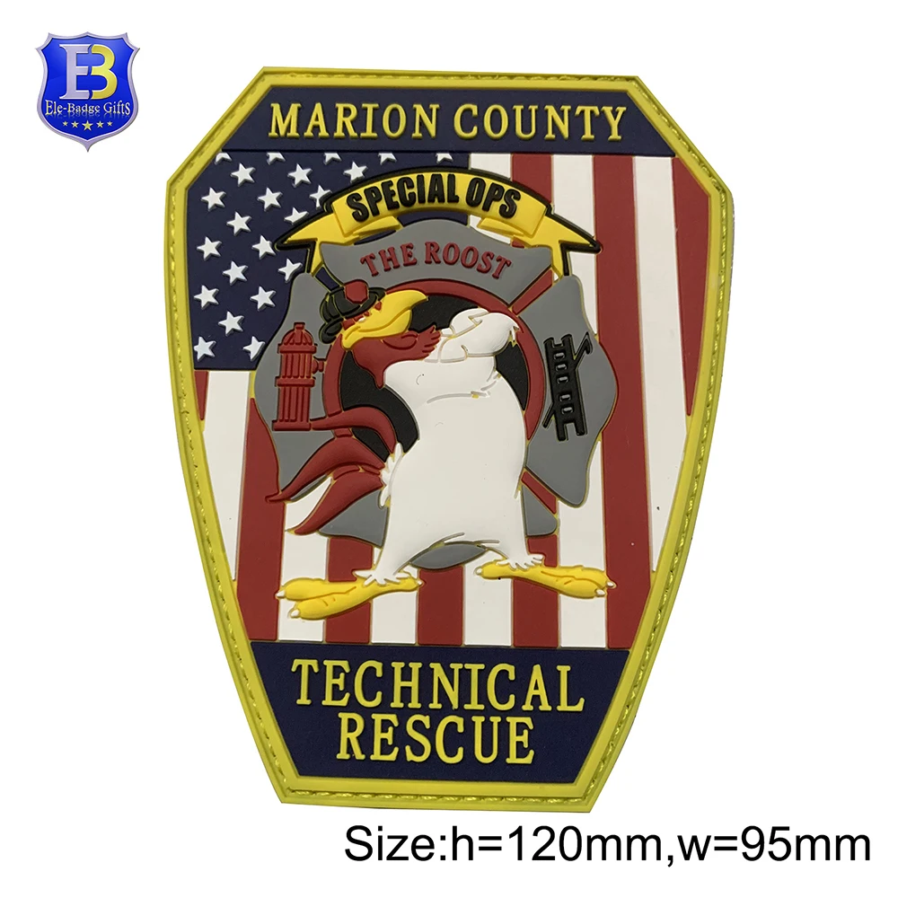 Custom Brand 3d Logo Eagle Badge Heat Press Pvc Patch Iron On Clothing Pvc Patches rubber badge pvc hat patches