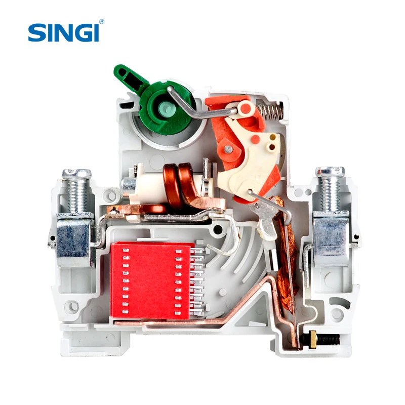  Singi SG65-63 3P Горячая Распродажа 6ka Электрический 3-полюсный MCB 63A AC мини автоматический