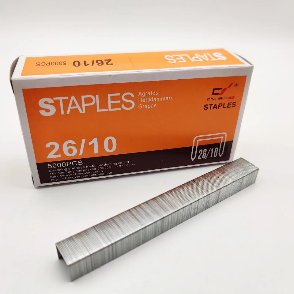Офисные степлеры из металла 26/6 26/10 скобы 26 серии оцинкованные стандартные