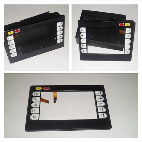 Custom Metal components Hardware panel name plate Membrane Keypad Switch With Tactile Dome Embossing