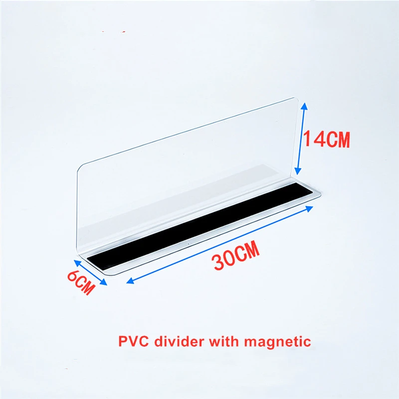 По лучшей цене разные стили перегородки для супермаркета магнитный разделитель полки