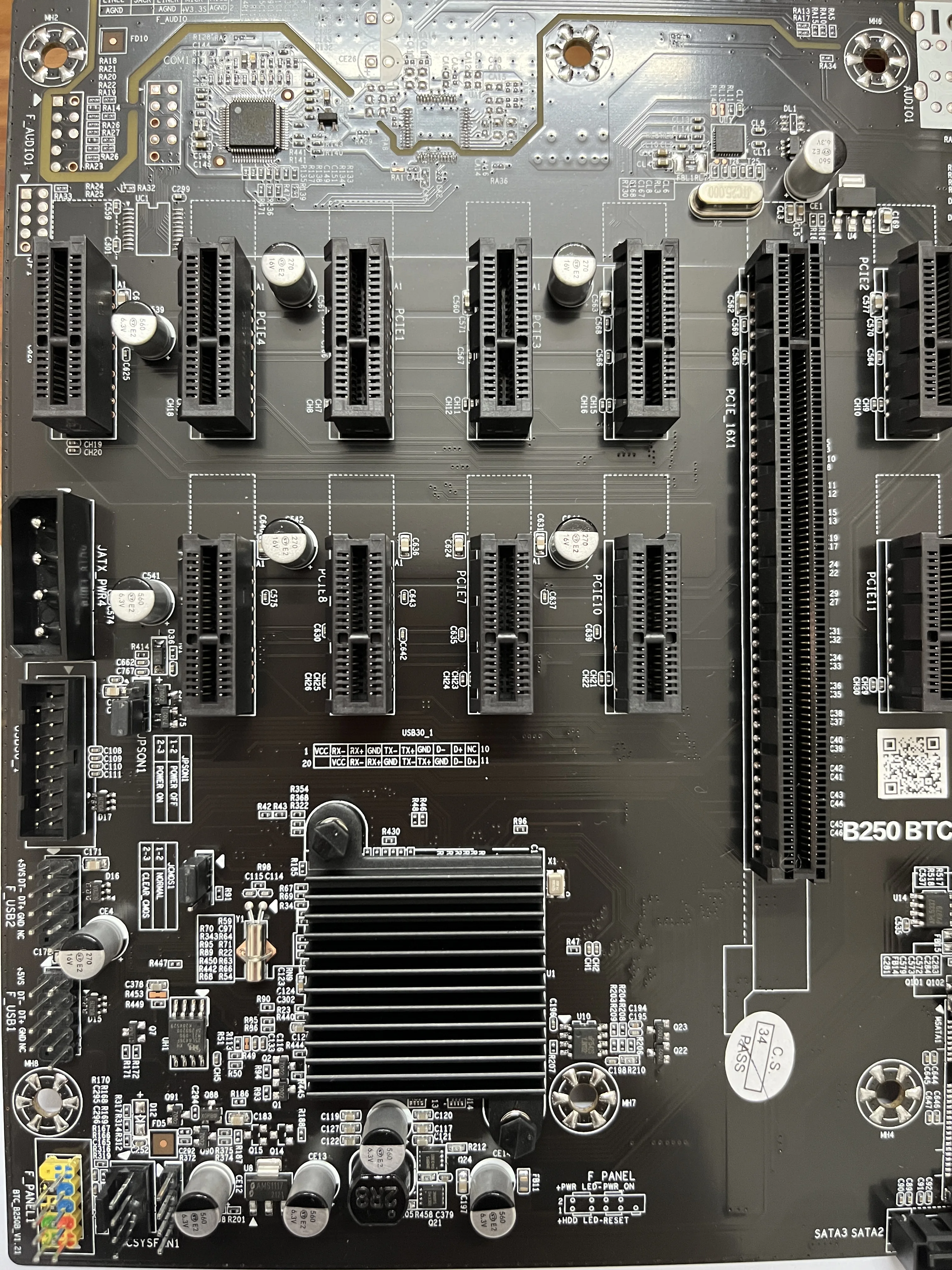 Wholesale New Version ATX 12GPU B250 LGA1151 Motherboard Supports DDR4 Memory with SSD M.2 PCIE 16X