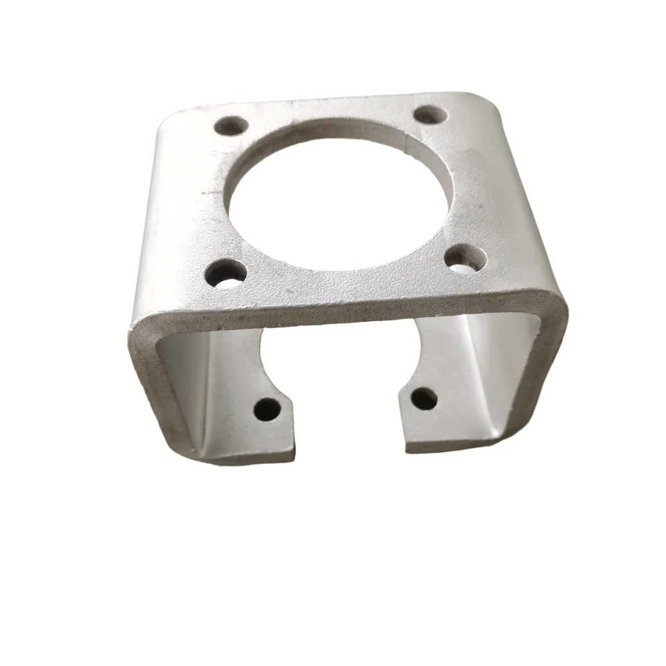 Chinese Factory 4' Ball Valve Fittings CNC Machining Products 304 SST Valve Bracket for Pressure Reducing Valves