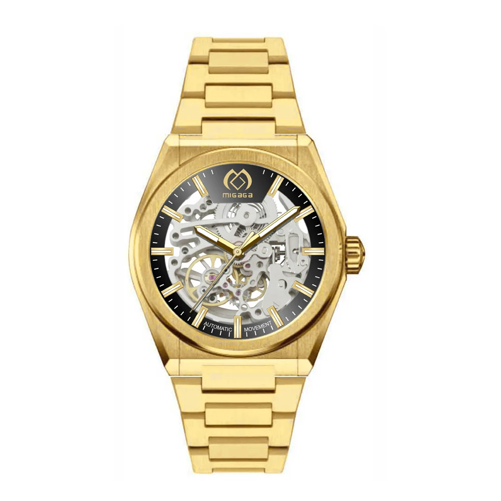 waterproof watch Automatic watch custom logo watch mechanisms movements