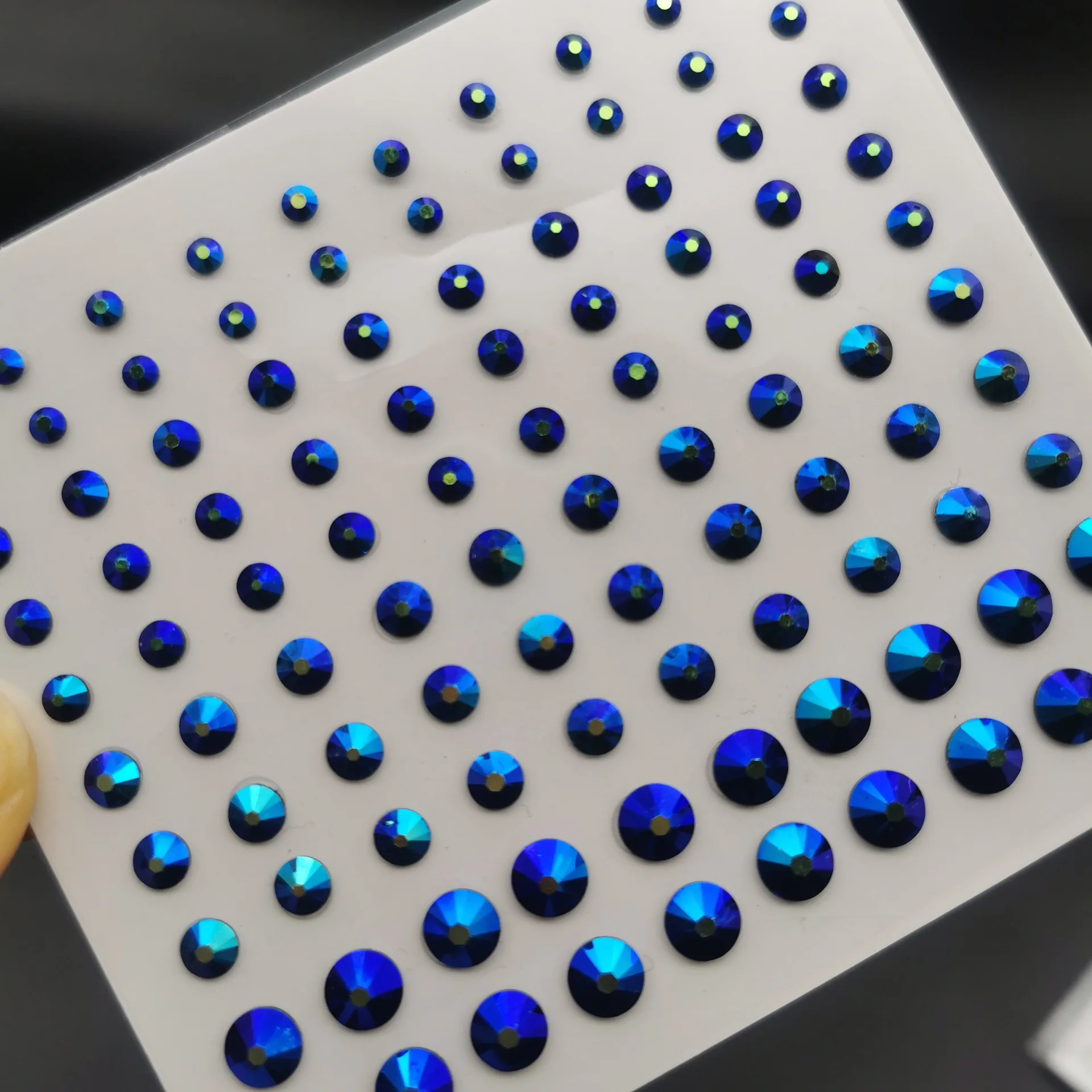 Acrylic phone Jewelry Pearl eyebrow face diamond makeup rhinestone stickers face decoration tear diamond color sequin eye shadow