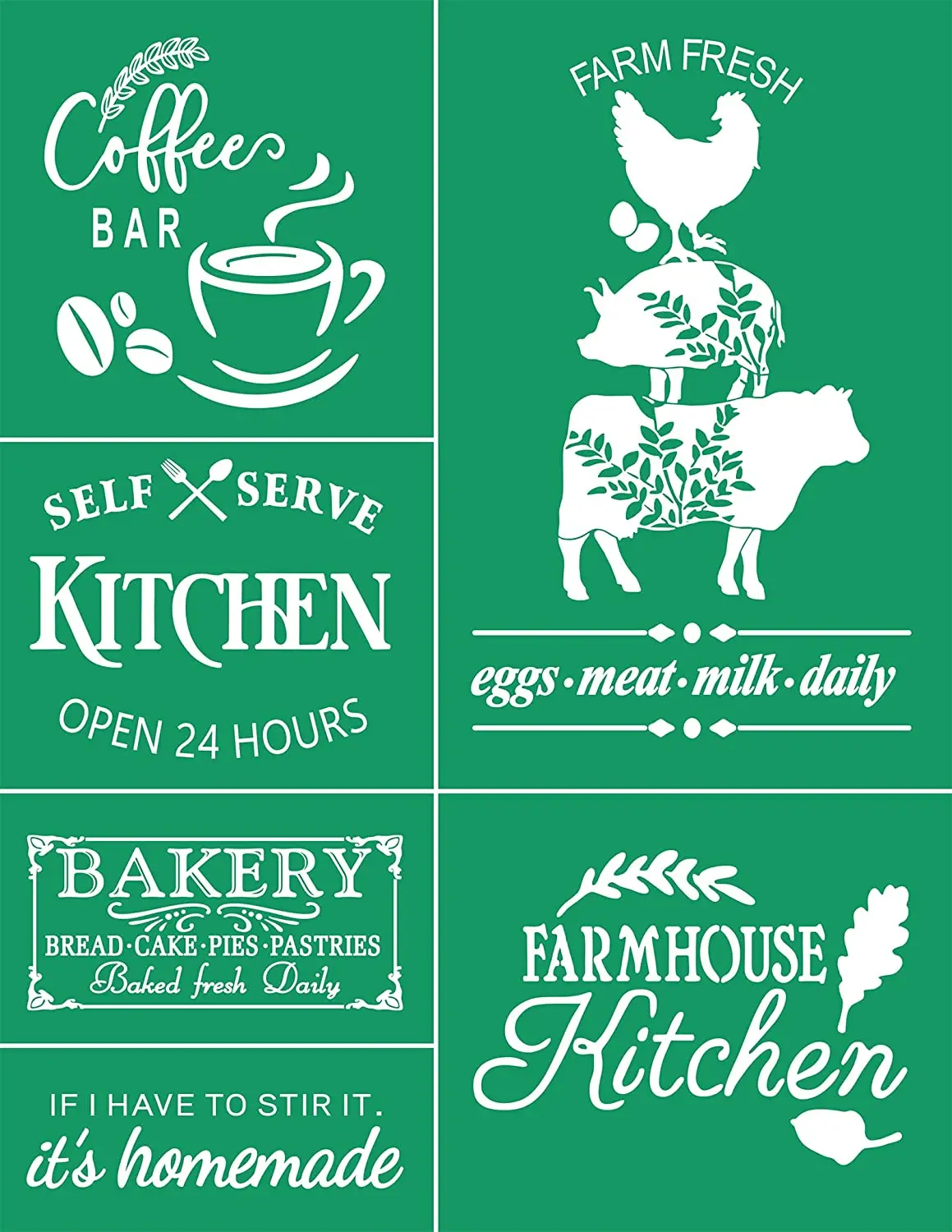 Custom Designs Factory Wholesale Farmhouse Silk Screen Printing Stencil Mesh Stencils for DIY Chalk Paste,Fabric