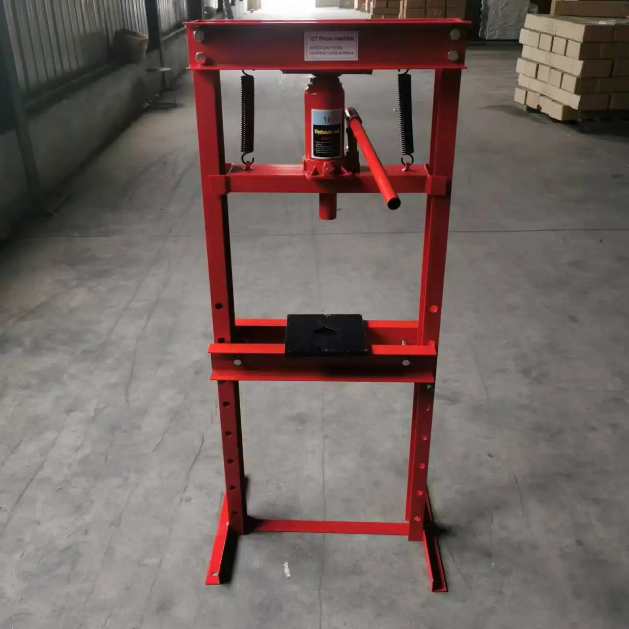 Heavy Duty Vertical H Frame 12 Ton Hydraulic Shop Press