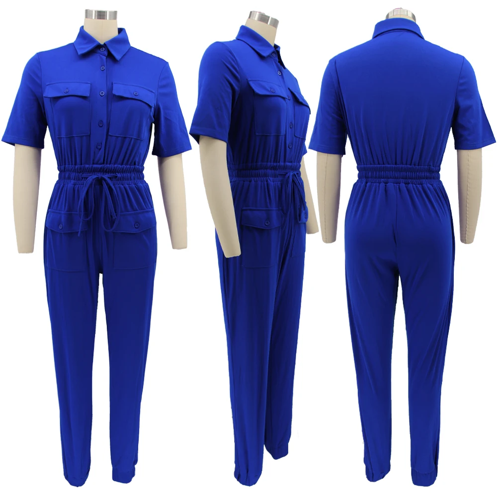 Custom Make New Arrival Sexy Tight Women Fashion Long Sleeves Jumpsuit Pure Color Adult One Piece Jumpsuit Women 2022