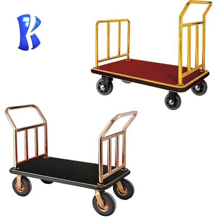 OKEY New Fashion Low Price luggage cart for hotel hotel trolley luggage cart hotel luggage trolley cart Supplier in China