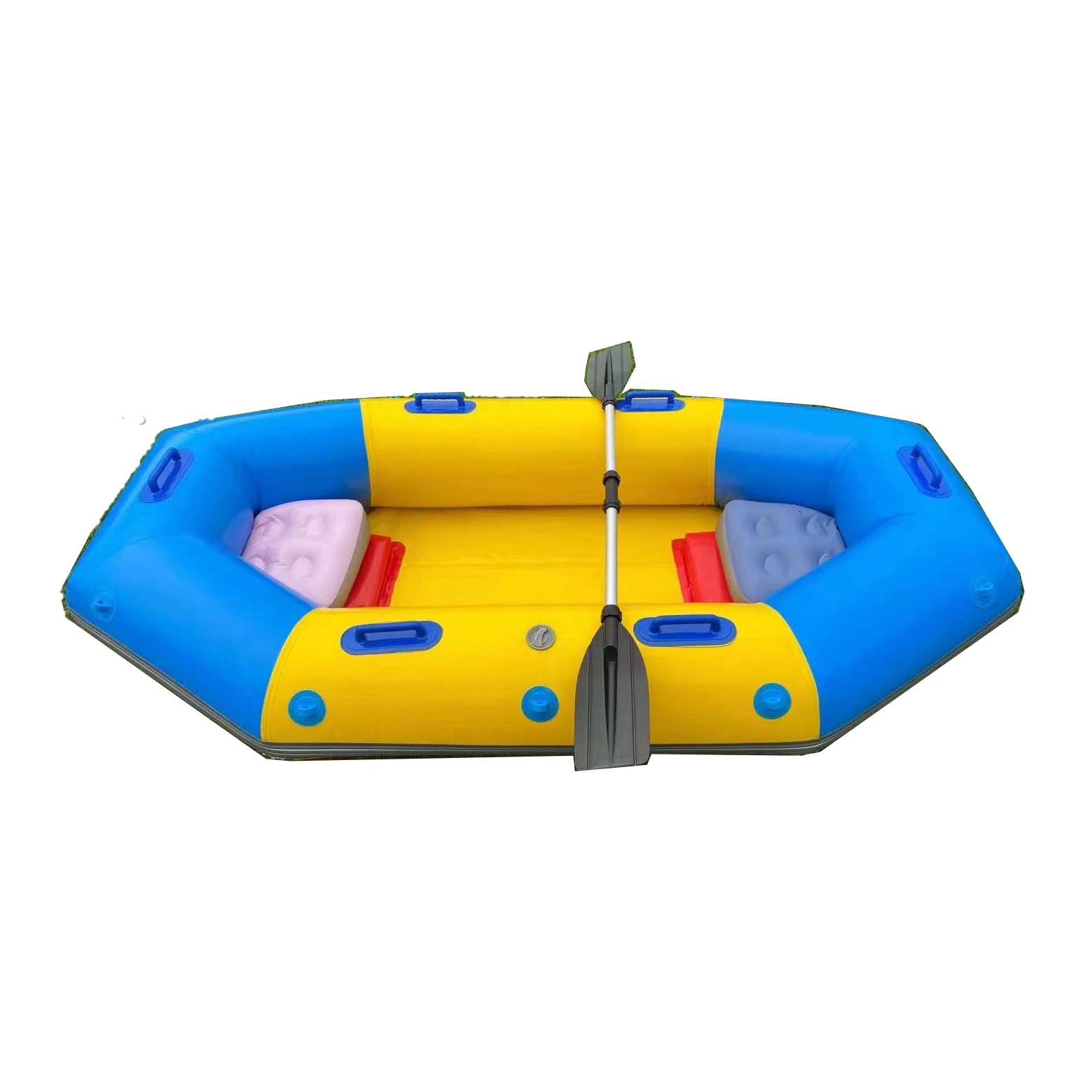 PVC double seat inflatable boat fishing boat thickened inflatable kayak raft travel outdoor surfboardHot sale products