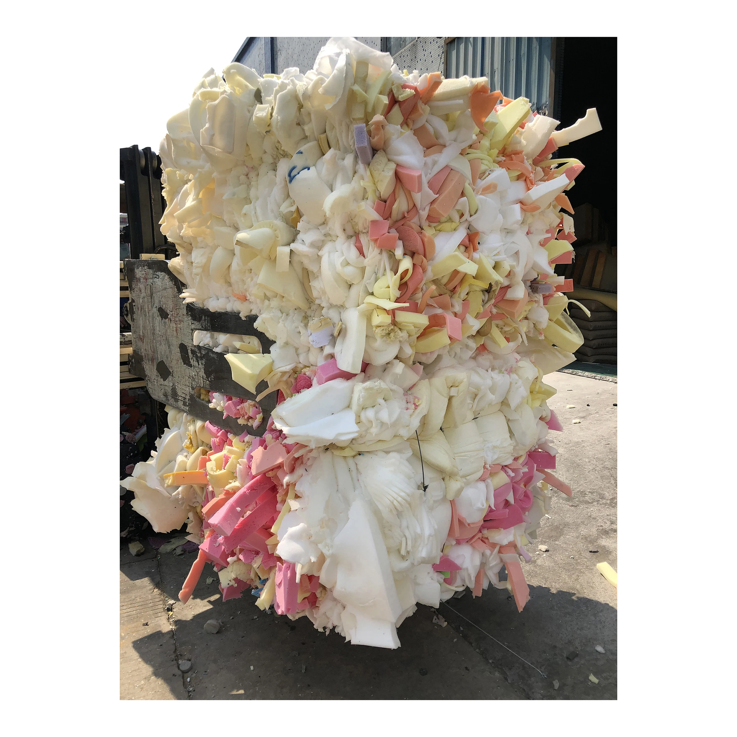 Recycled foam foam chips pu foam scrap