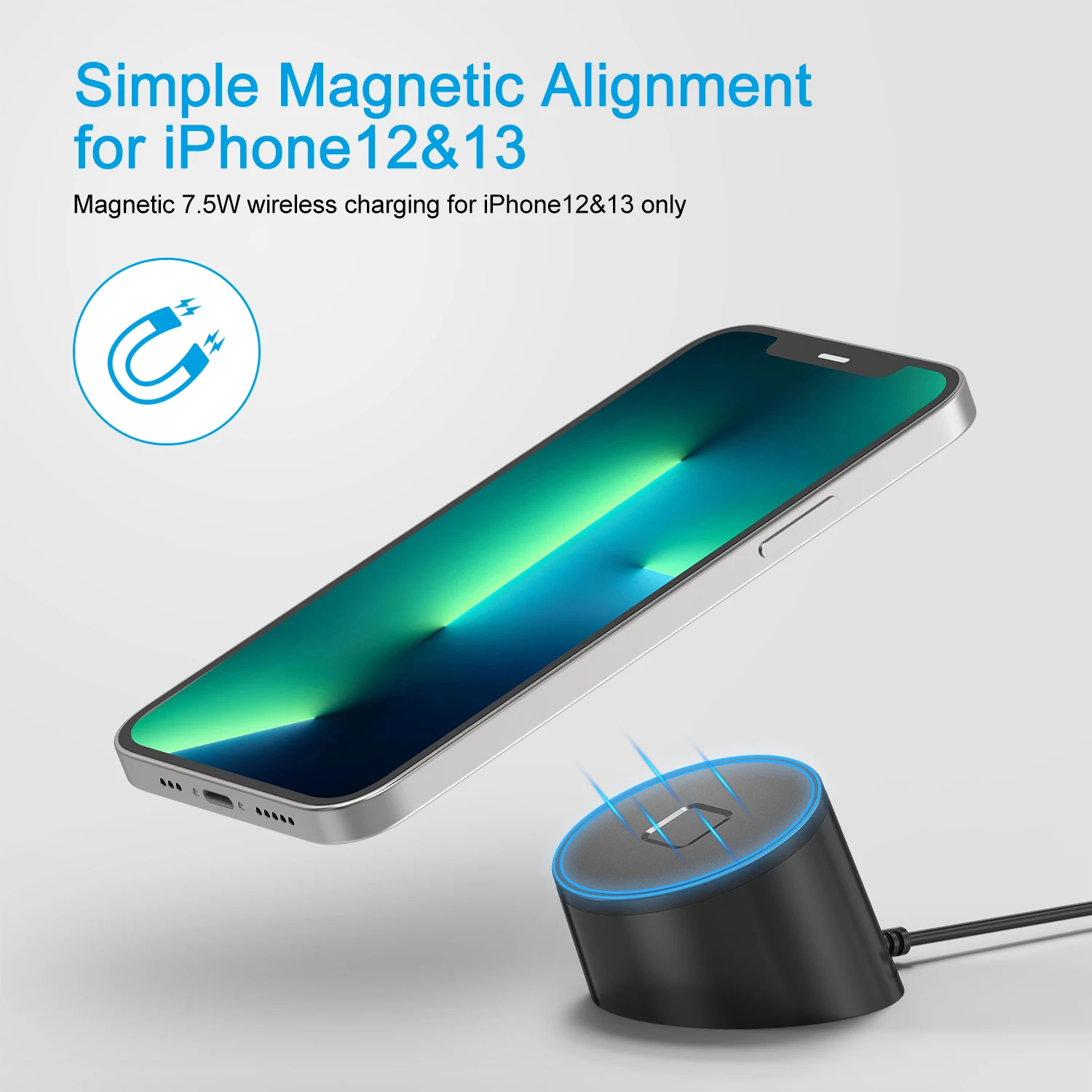 Wireless Charging 2021 New Hot Selling Portable Universal  Wireless Phone Charger Fast Charging Customized Mobile Power