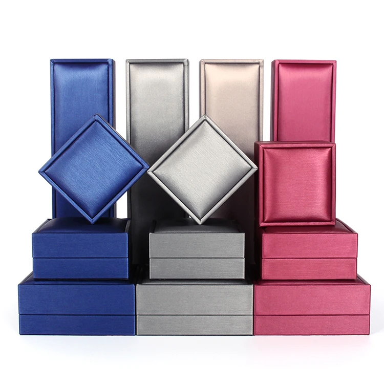 Luxury Jewellery Ring Paper Boxes Necklace Ring Packaging Satin Jewelry Boxes