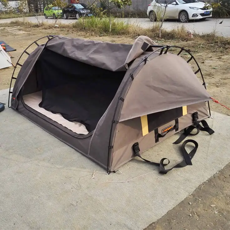 Wholesale Outdoor Camping Portable Waterproof Canvas 1 Person Single Swag Tent for Sale