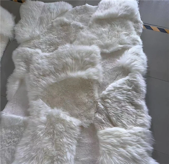 Китайский шерстяной ковер из натуральной овчины