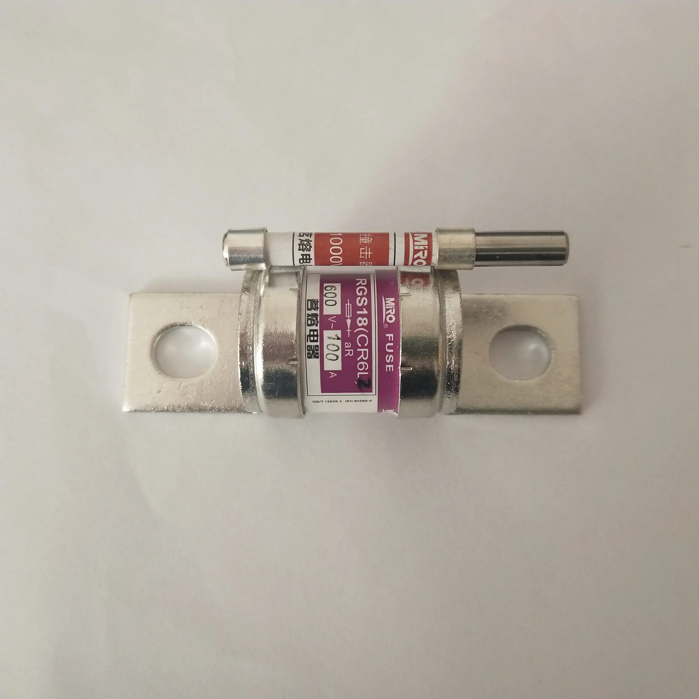 
Round pipe bolt Spiral Square tube fuse RO55 250V 5*25 3A 