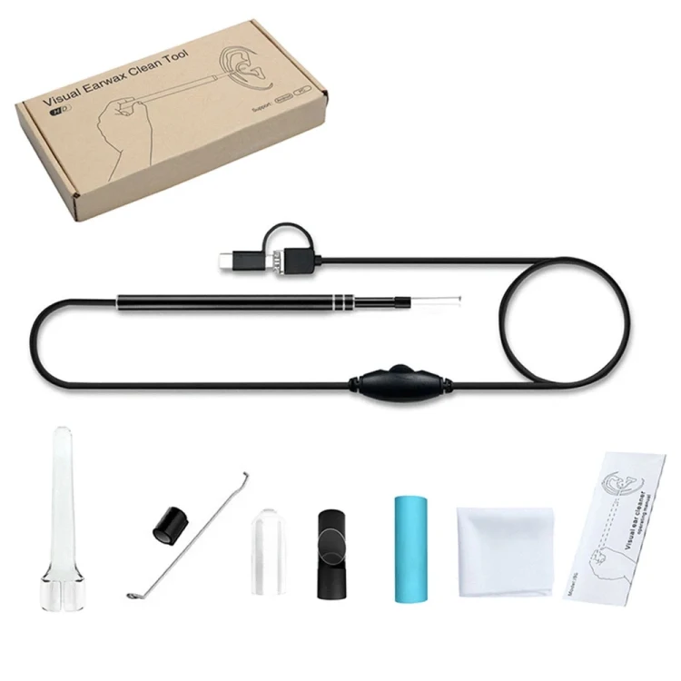 720P HD multifucnction 5.5mm ear nose inspection pen otoscope 3in1 USB ear endoscope for home and doctor care