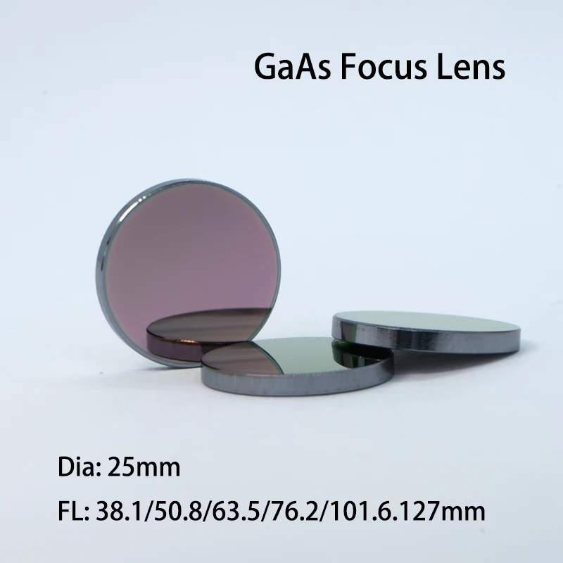 High Quality 8-12um Meniscus GaAs Focus Lens for Infrared Imaging, Monitoring, Inspection or Infrared Spectroscope