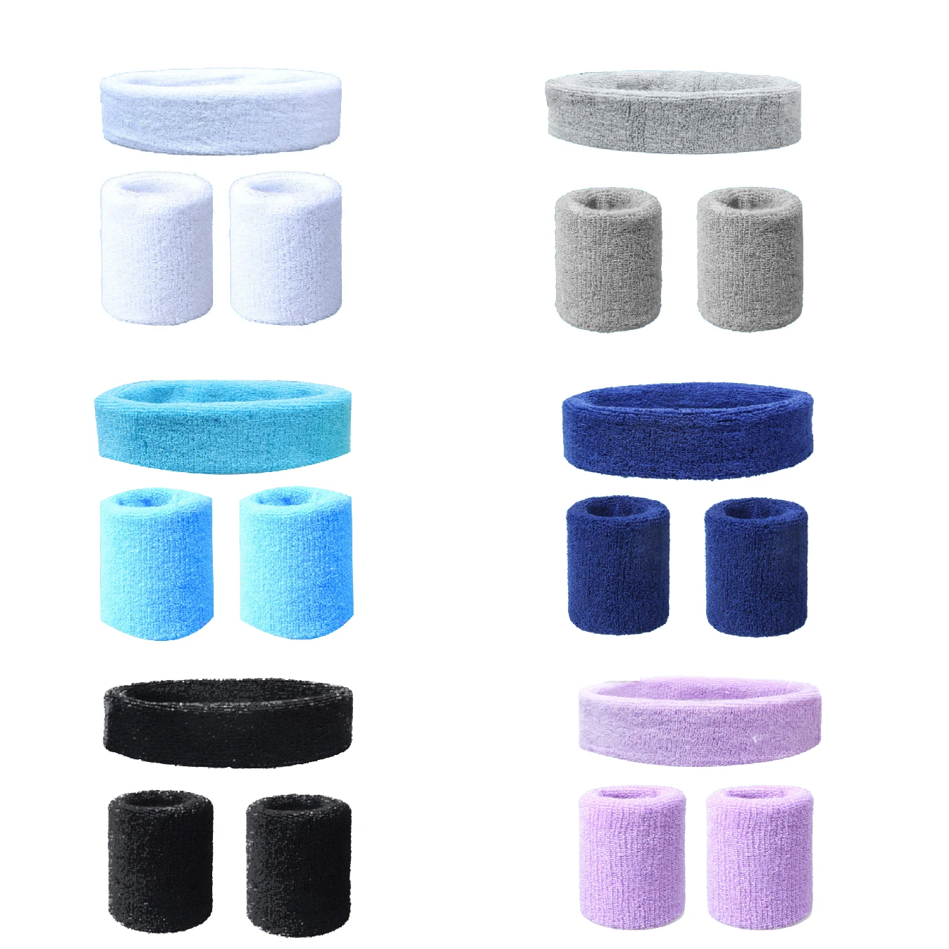Moisture Wicking Sweat Absorbing Head Band Wholesale Basketball Custom Logo Men Running Wrist Sports Headband Sweatband