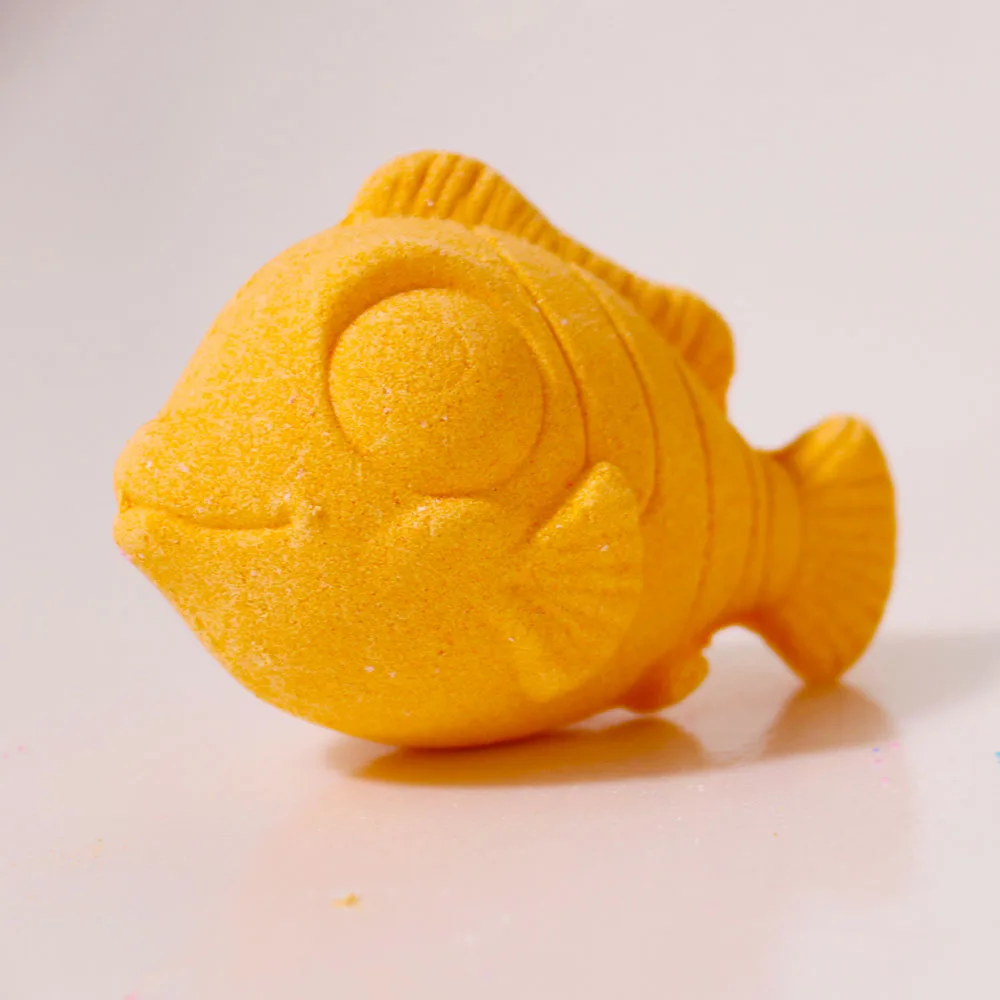OEM Private Label Custom Natural Bathbombs Organic Vegan Marine Organism Bath Bomb Clownfish Shape Bath Bomb
