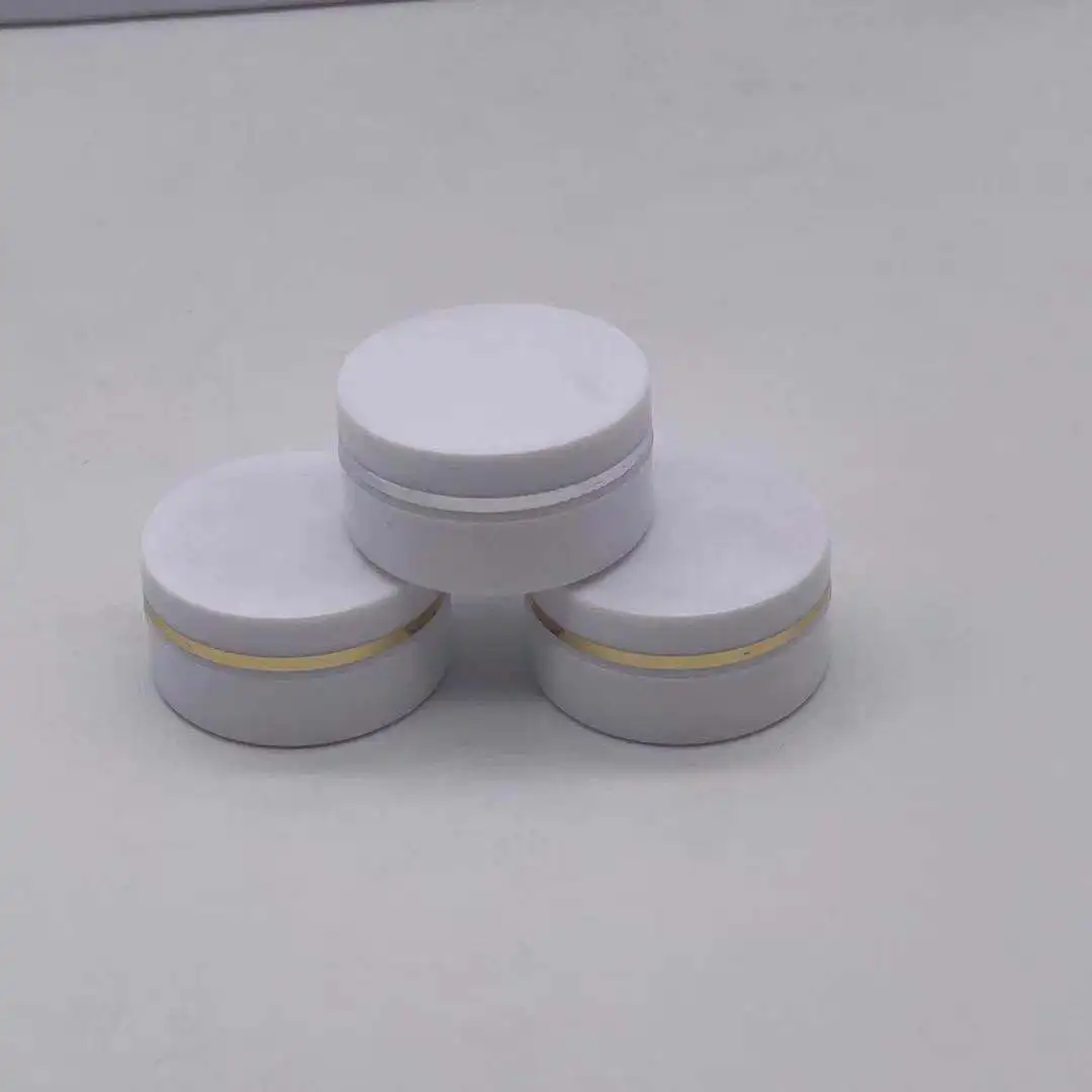 Hot Sale 0.5Oz 1Oz Plastic Cream Jar Eco Nail Dipping Cosmetics Packaging Plastic Cosmetic Cream Jar Body Lotion Containers