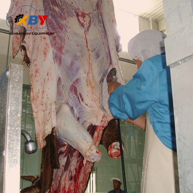 Engineering Complete Cow Slaughterhouse For Processing Line Cattle Horn And Hooves Cutting Saw