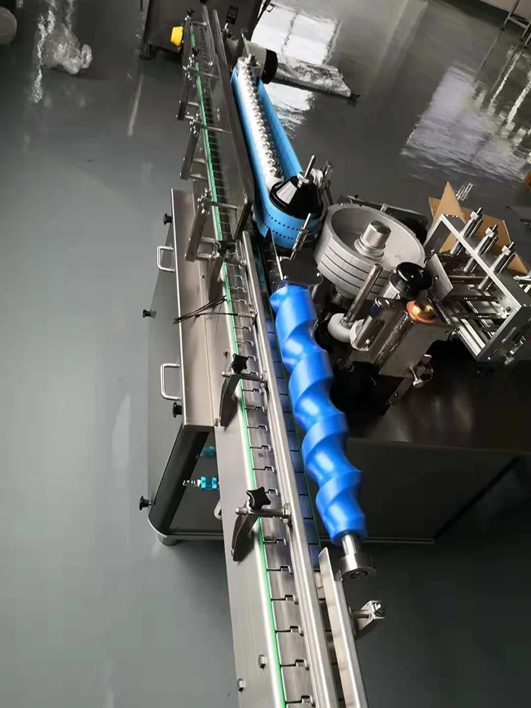 Paper Sticker Cold Glue Labeling Machine with Wet Glue Label Applicator for Glass Plastic Round Jars