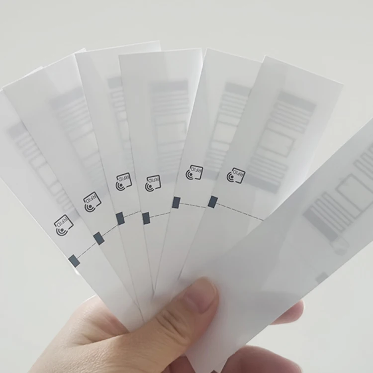 860-960MHz Fabric Clothe Tag UHF Printable RFID Woven Clothing Label