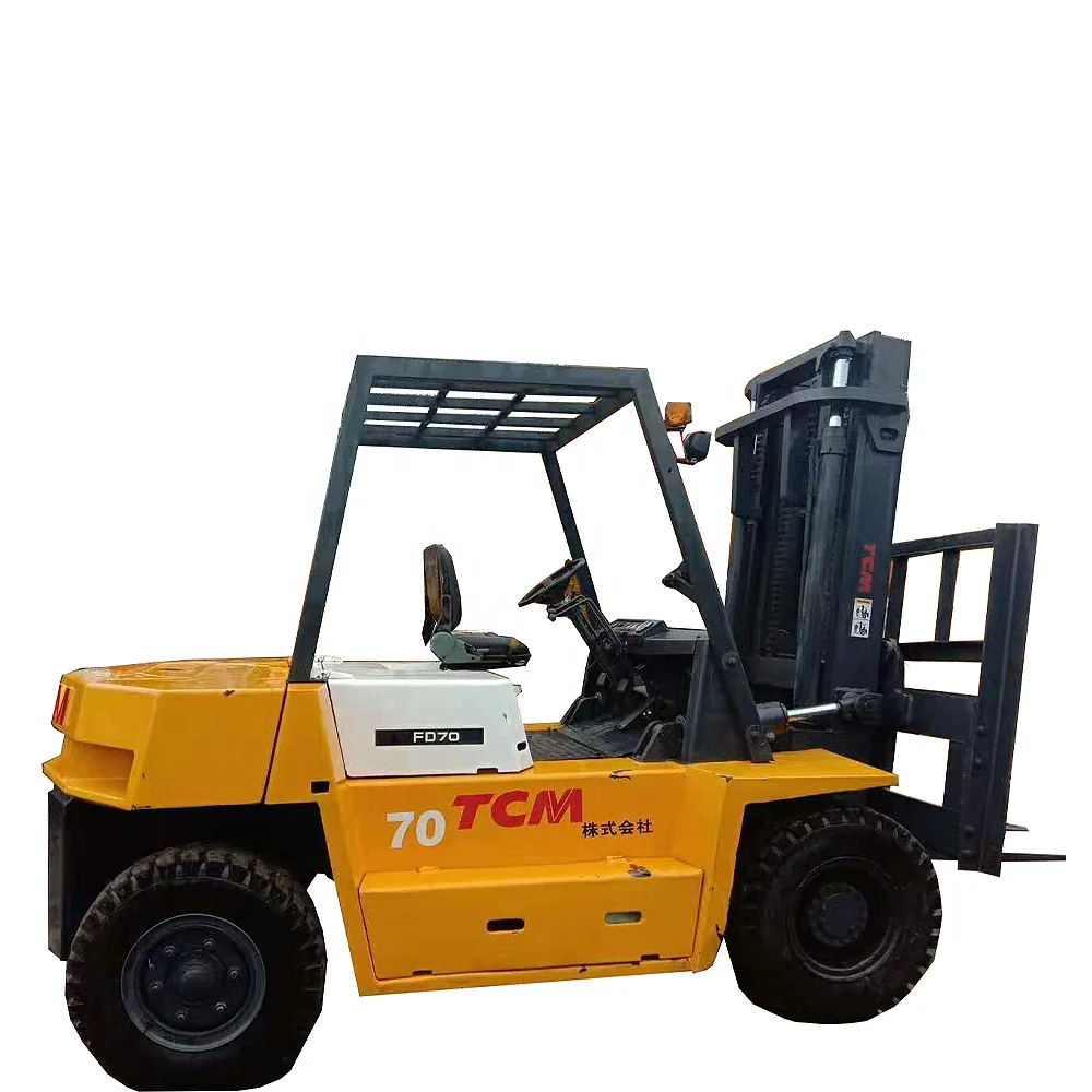 Forklift Truck With Side Shift Japanese Engine Used 7 ton TCM forklift for hot sale