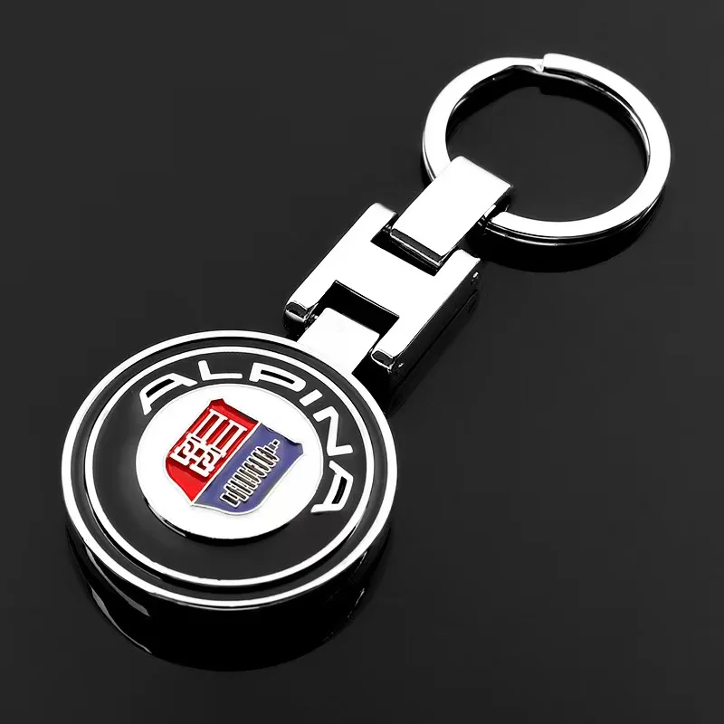 Wholesale Keychain Custom Company Logo Name Car Key Chain Letter Keyring Stainless Steel Designer Keychain for Souvenir Gift