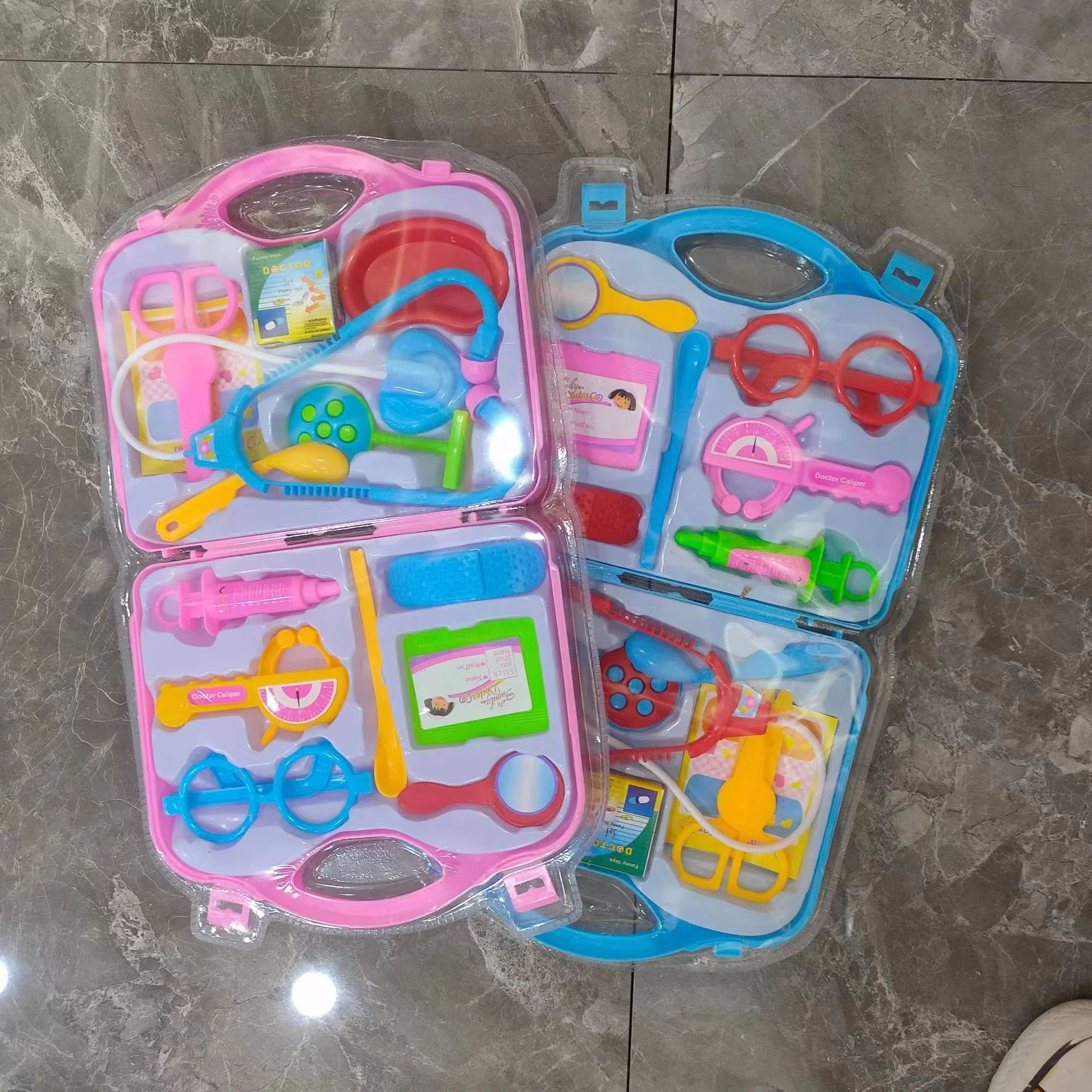 Doctor Role play Dental tools set plastic pretend play medical toys for kids indoor toy