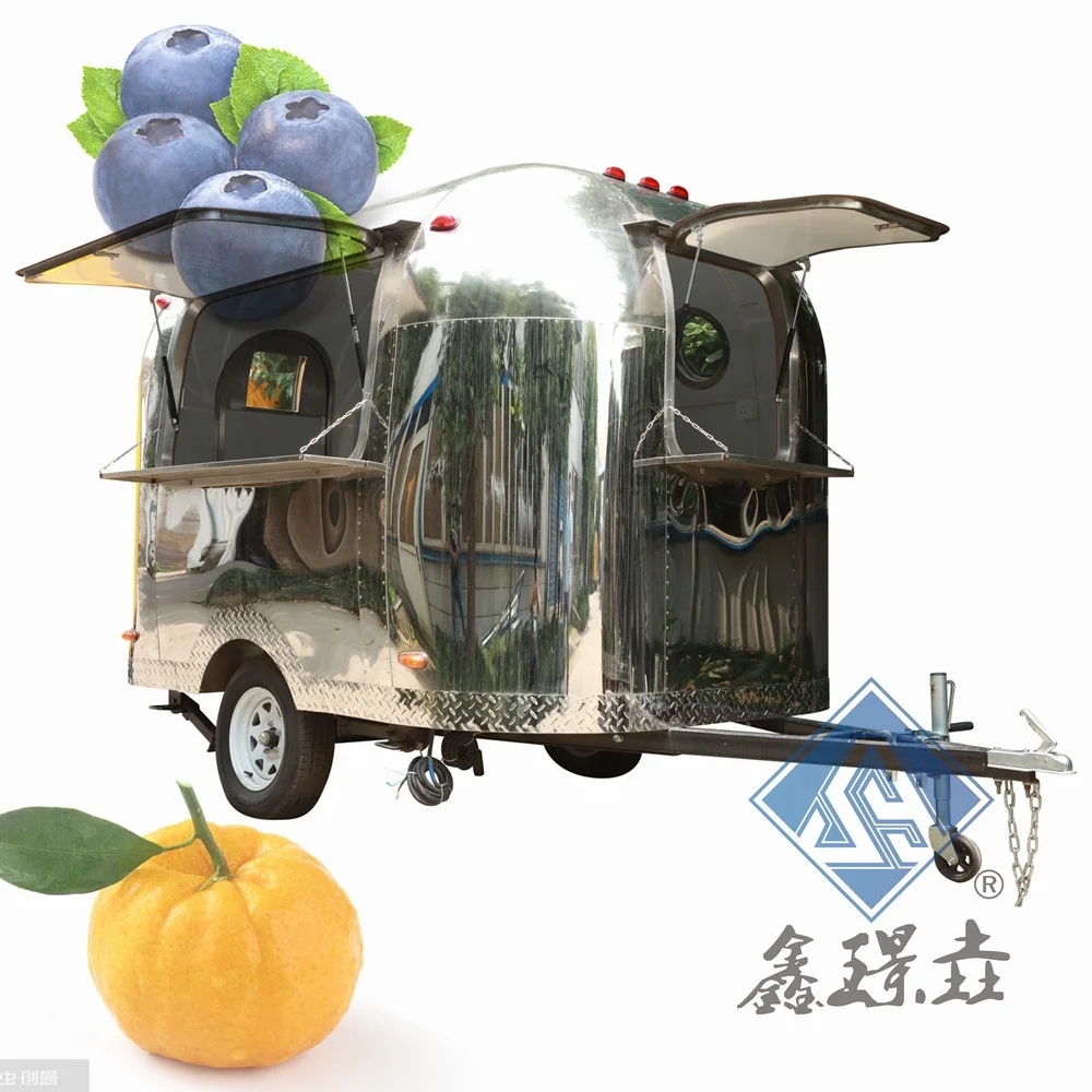 Food truck with refrigerated slides dessert mobile food truck mini food truck delivery