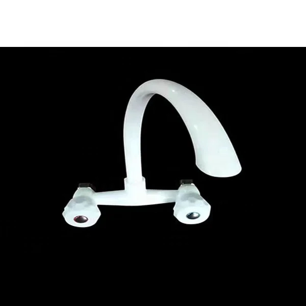 Single double Hole Sink Mixer Hot&Cold Kitchen Faucet Plastic Faucet