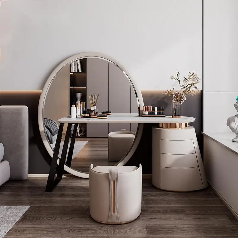 Luxury Beauty Dressing Table Sets Makeup Table Modern Vanity Dressing Table With Mirror Dresser