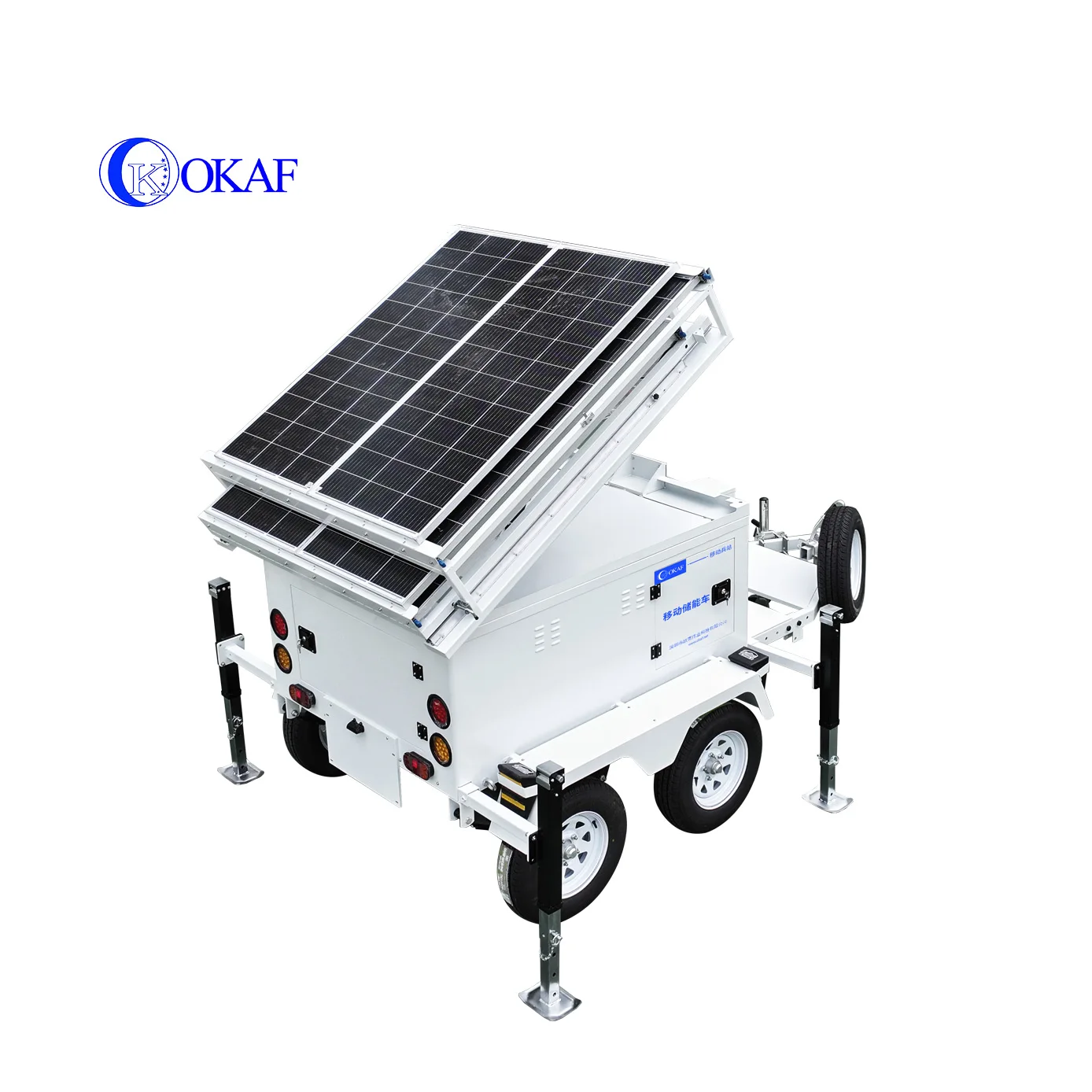 Mobile Solar Trailer Renewable Energy Station Mobile Off Grid Power System