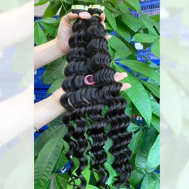 Фабрика по производству волос Cljhair в Гуанчжоу высококачественные человеческие волосы необработанные камбоджийские ленты для