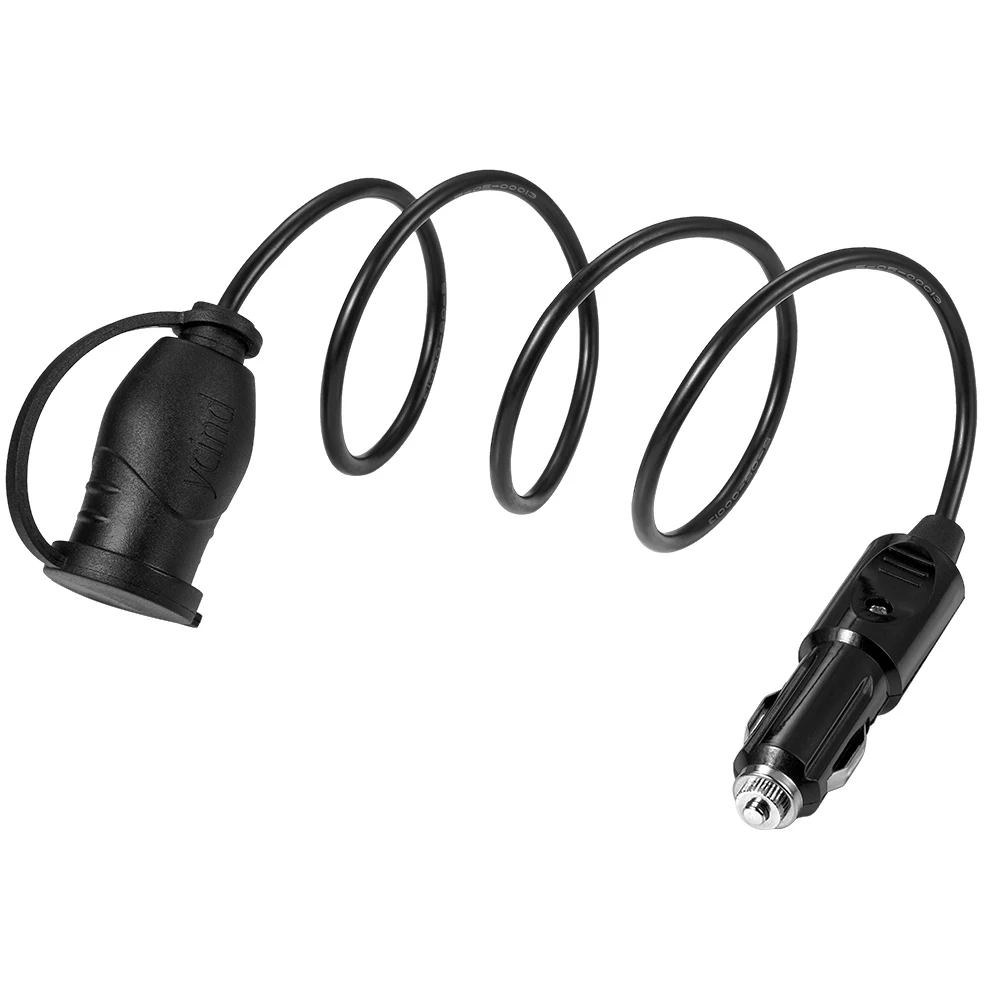  Cigarette Lighter to Female Socket Battery Extension Cable Aviation Plug 12V/24V 15A 13AWG Cord 10Ft