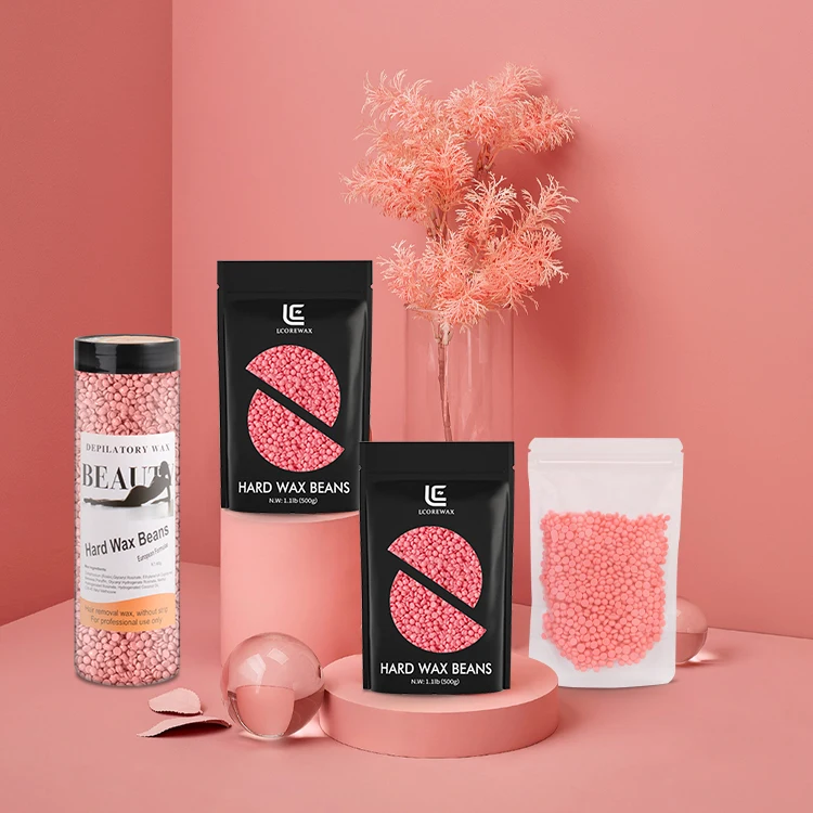 Lcorewax Suitable all skin types Factory main product depilatory hair removal hot wax OEM design depilatory wax beads