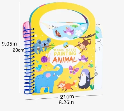 Hoye Crafts Early Childhood Education Picture Book Set Popular Baby Quiet Book Fun Water Painting Busy Book New Toys