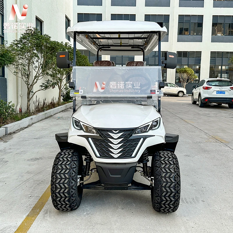 Customized Club petrol Car Golf Cart Accessories 4+2 Seater gasoline golf cart