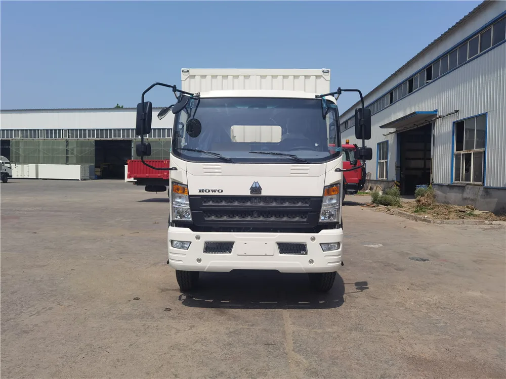 8 ton to 10 ton bottom price logistics company new 4x2 dry cargo delivery howo van