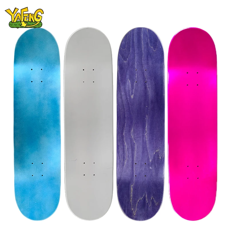 YAFENG 100% Canadian maple adult custom complete skateboard skateboards Factory printed wood skate board skateboard deck