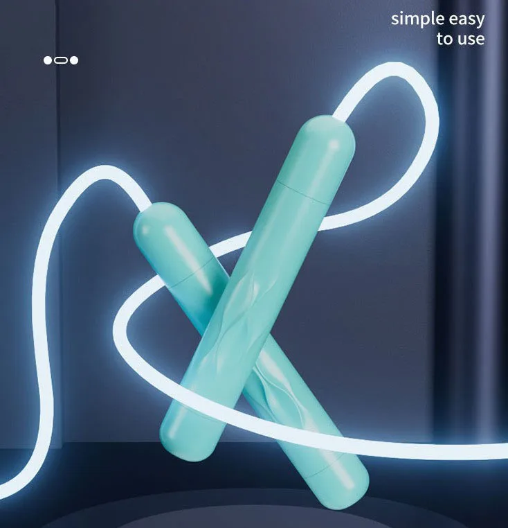 YINGPEI High Quality Adjustable length light luminous Led Skipping Jump Rope For Kids&adults